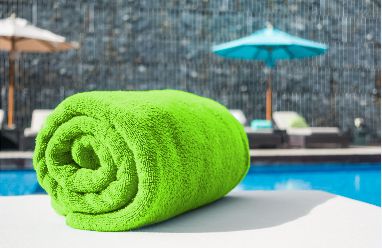 1 towel image Lime-Green