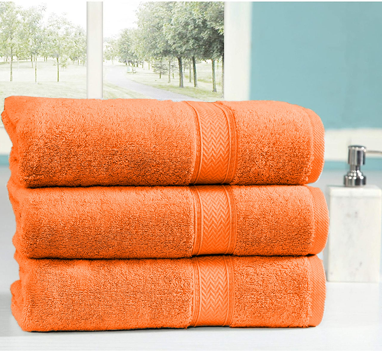 3 Bathsheet Orange