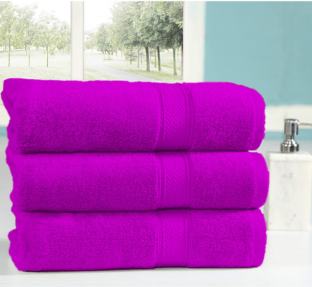 3 Bathsheet Purpule