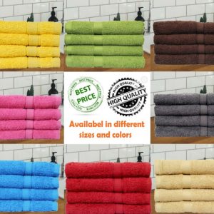 Luxury Soft Cotton Towels BATH HAND FACE FLANNEL WASH CLOTH 30x30cm Pack of 4,12