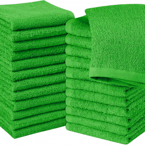 100% Egyptian Cotton 4/6/12/24 Pack Face Towel Cloth Set Towels Flannels Soft